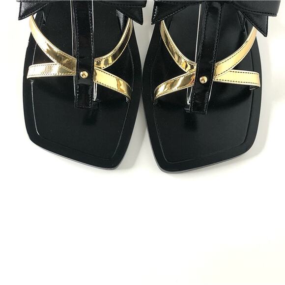 NEW Louis Vuitton 2021 Fornasetti Bow Gladiator Peplum Flats 35 Sandals - Picture 3 of 11